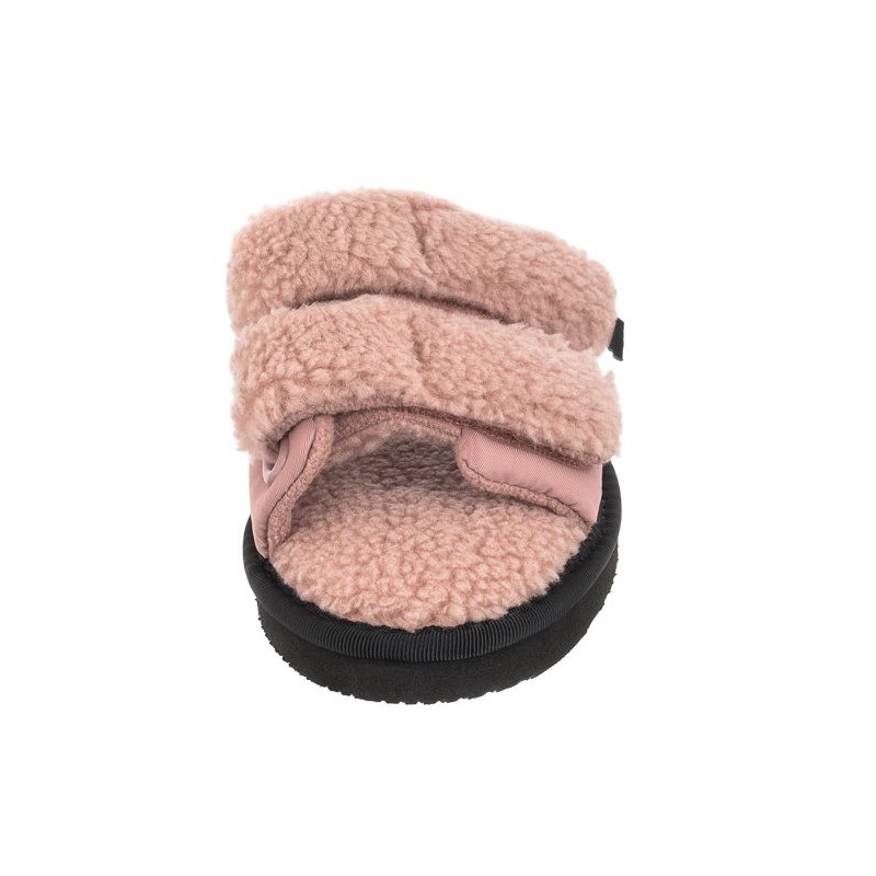 Calvin Klein Home Slide Velcro Shearling YW0YW00861 0J0 Adobe Rose (CK217-a) Moteriški batai/šlepetės
