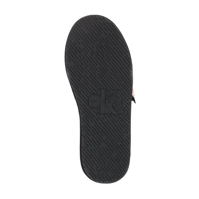 Calvin Klein Home Slide Velcro Shearling YW0YW00861 0J0 Adobe Rose (CK217-a) Moteriški batai/šlepetės