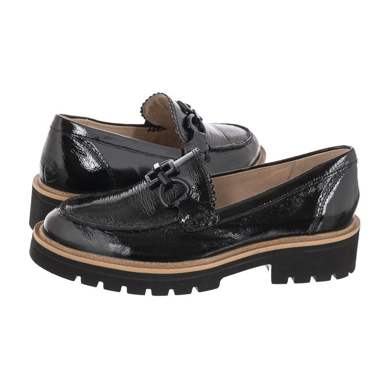 Caprice Czarne Lakierowane 9-24706-20 017 Black Naplak (CP353-a) bateliai