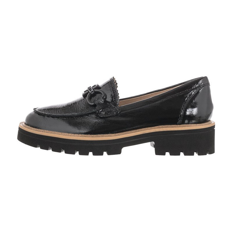 Caprice Czarne Lakierowane 9-24706-20 017 Black Naplak (CP353-a) bateliai