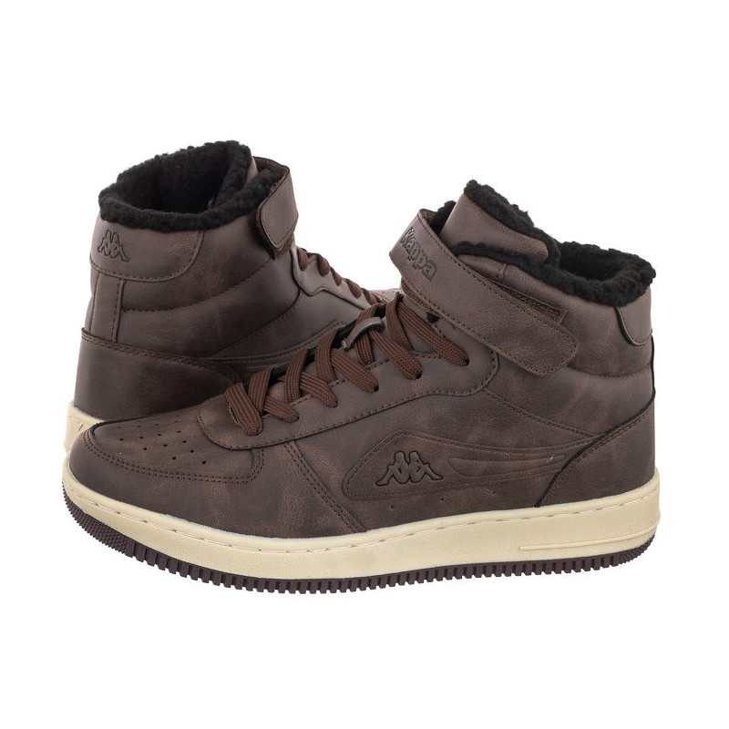 Kappa Bash Mid Fur 242799/5043 Brown/Offwhite (KA192-c) bateliai