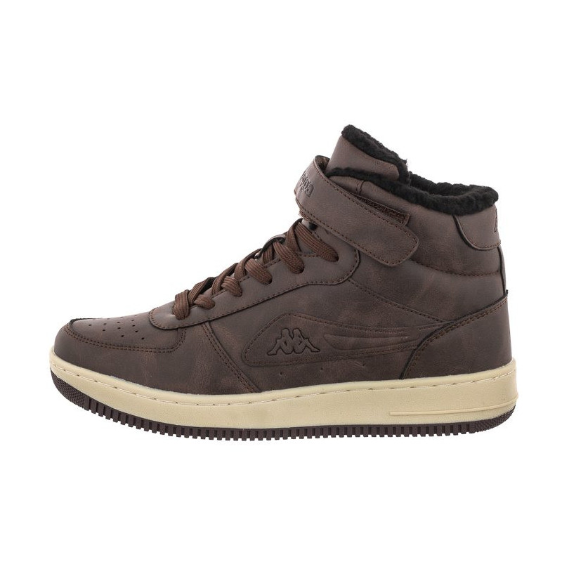 Kappa Bash Mid Fur 242799/5043 Brown/Offwhite (KA192-c) bateliai