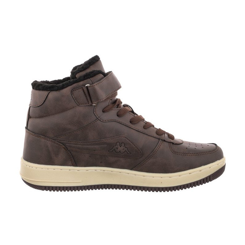 Kappa Bash Mid Fur 242799/5043 Brown/Offwhite (KA192-c) bateliai