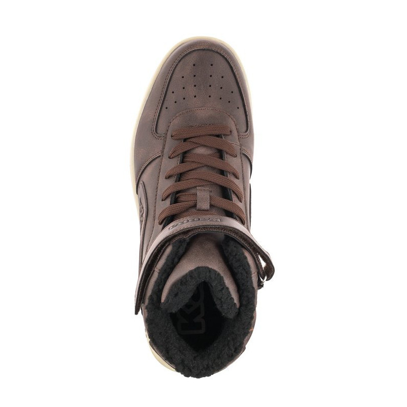 Kappa Bash Mid Fur 242799/5043 Brown/Offwhite (KA192-c) bateliai