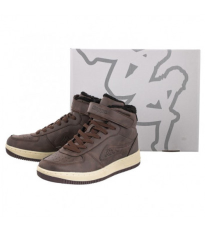 Kappa Bash Mid Fur 242799/5043 Brown/Offwhite (KA192-c) bateliai