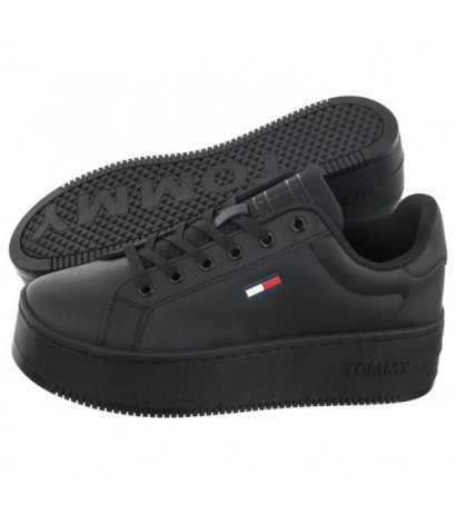 Tommy Hilfiger Tommy Jeans Flatform Ess EN0EN02043 0GK Triple Black (TH603-a) bateliai