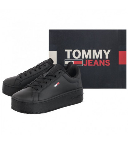 Tommy Hilfiger Tommy Jeans Flatform Ess EN0EN02043 0GK Triple Black (TH603-a) bateliai