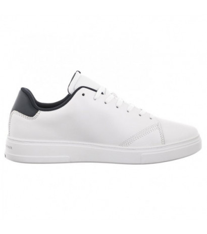 Tommy Hilfiger Elevated Rbw Cupsole Leathher White FM0FM04487 YBS (TH699-a) bateliai
