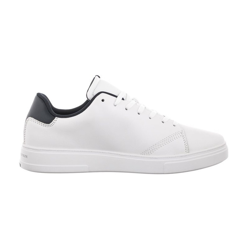 Tommy Hilfiger Elevated Rbw Cupsole Leathher White FM0FM04487 YBS (TH699-a) bateliai