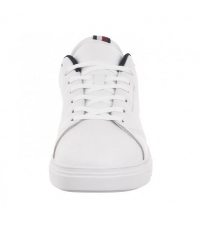 Tommy Hilfiger Elevated Rbw Cupsole Leathher White FM0FM04487 YBS (TH699-a) bateliai