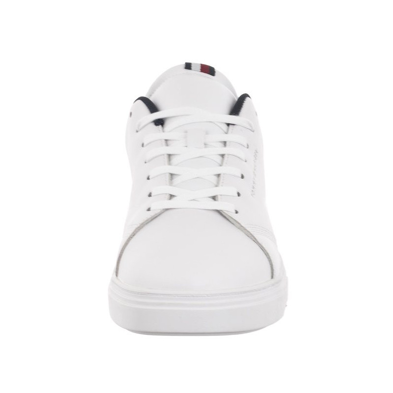 Tommy Hilfiger Elevated Rbw Cupsole Leathher White FM0FM04487 YBS (TH699-a) bateliai