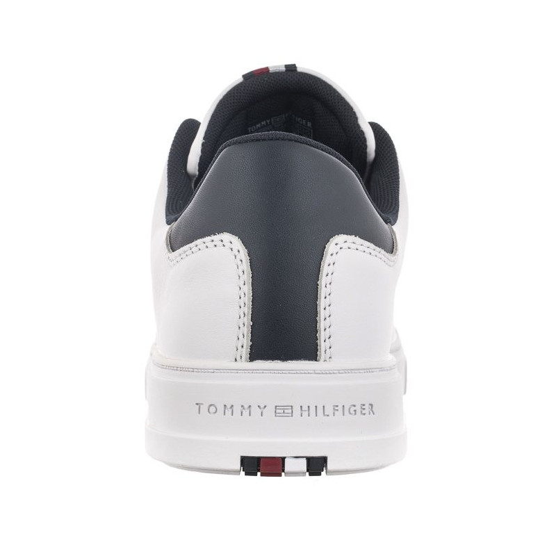 Tommy Hilfiger Elevated Rbw Cupsole Leathher White FM0FM04487 YBS (TH699-a) bateliai