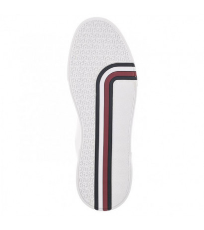 Tommy Hilfiger Elevated Rbw Cupsole Leathher White FM0FM04487 YBS (TH699-a) bateliai