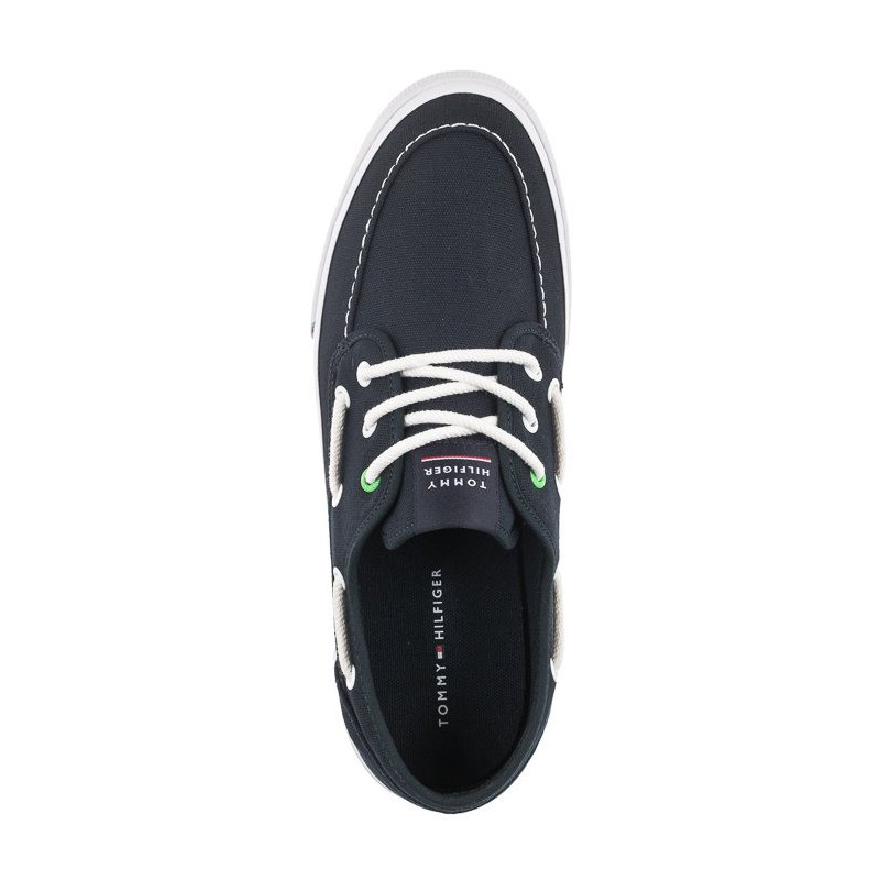 Tommy Hilfiger Core Boat Shoe Canvas Desert Sky FM0FM04510 DW5 (TH741-a) batai