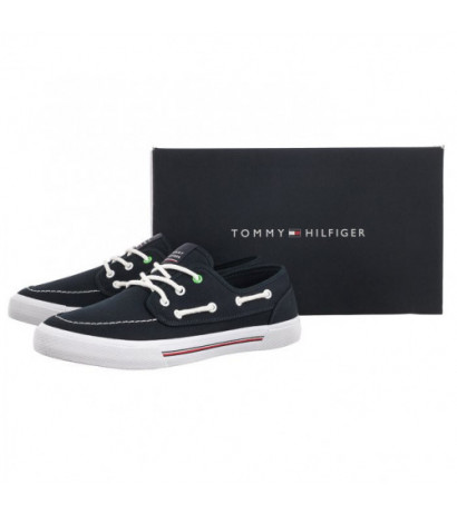 Tommy Hilfiger Core Boat Shoe Canvas Desert Sky FM0FM04510 DW5 (TH741-a) batai