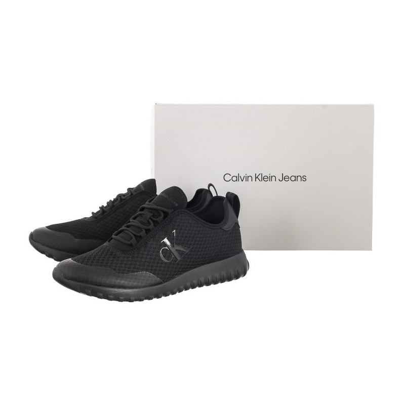 Calvin Klein Sporty Runner Eva Slipon Mesh Triple Black YM0YM00627 0GM  (CK232-a) bateliai