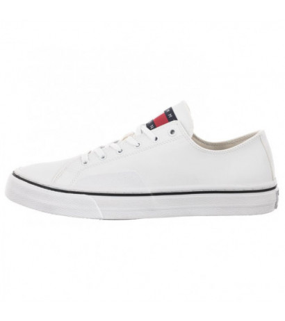 Tommy Hilfiger Tommy Jeans Mens Lace Vulc Ess White EM0EM01047 YBR (TH705-b) sportiniai bateliai 