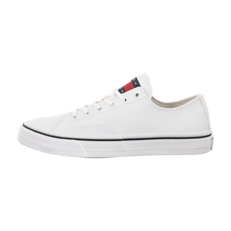 Tommy Hilfiger Tommy Jeans Mens Lace Vulc Ess White EM0EM01047 YBR (TH705-b) sportiniai bateliai 