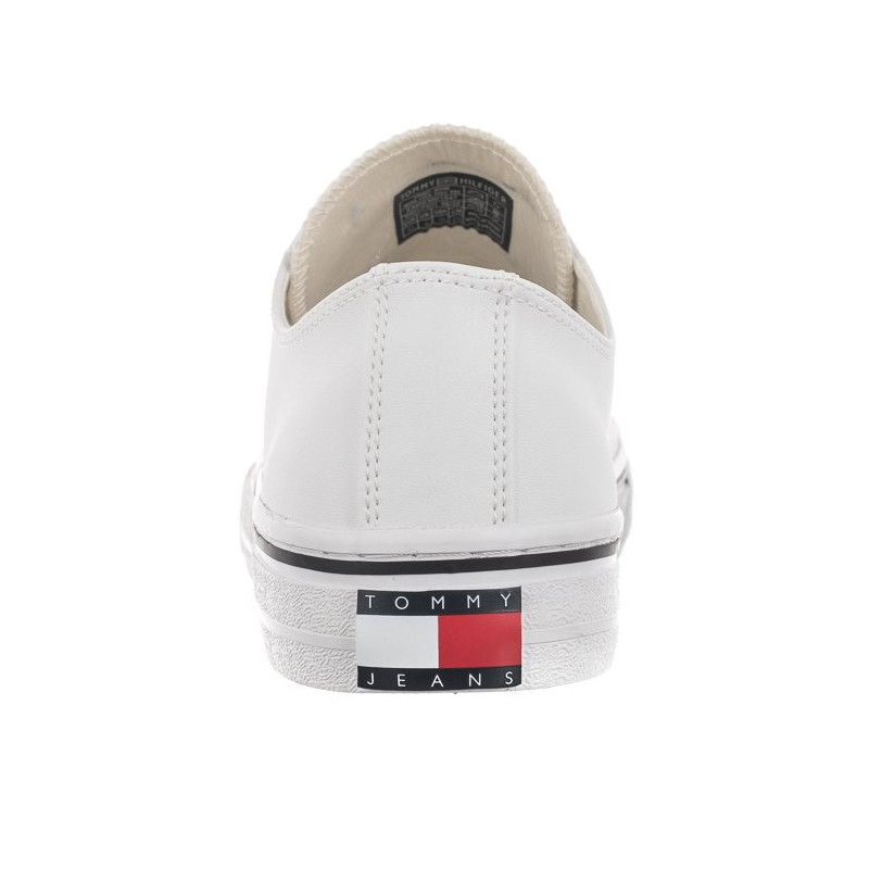 Tommy Hilfiger Tommy Jeans Mens Lace Vulc Ess White EM0EM01047 YBR (TH705-b) sportiniai bateliai 