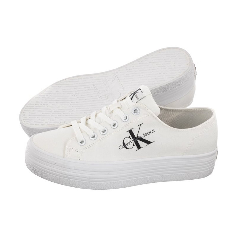 Calvin Klein Vulc Flatform Essential Mono White YW0YW01030 YBR (CK234-a) bateliai
