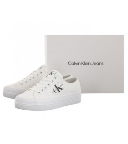 Calvin Klein Vulc Flatform Essential Mono White YW0YW01030 YBR (CK234-a) bateliai