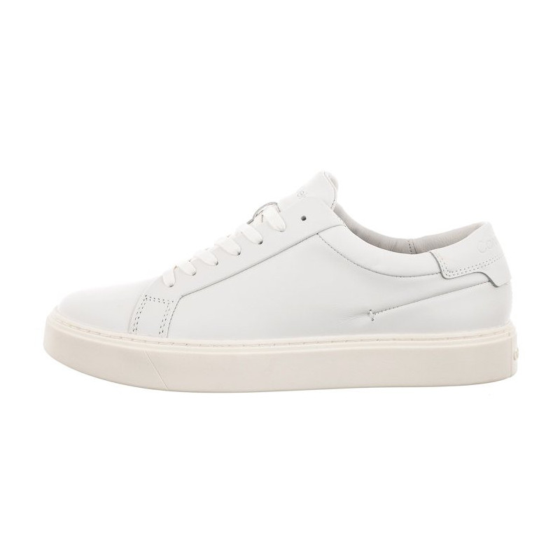 Calvin Klein Low Top Lace Up Lth Sm Triple White HM0HM01018 0K4 (CK251-a) bateliai