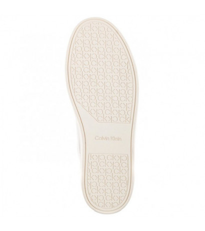 Calvin Klein Low Top Lace Up Lth Sm Triple White HM0HM01018 0K4 (CK251-a) bateliai