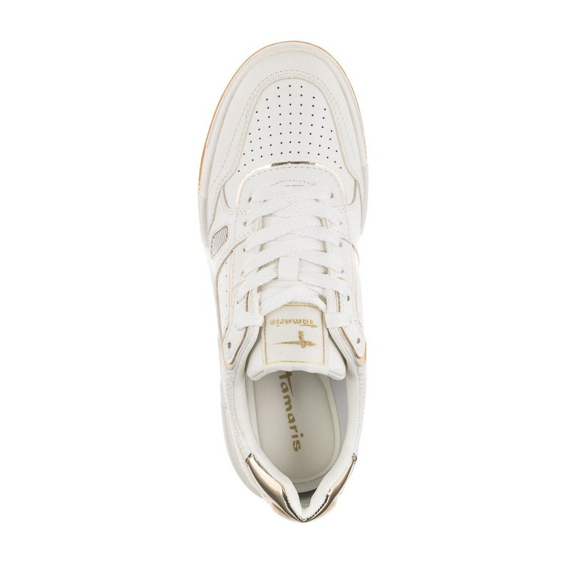Tamaris Białe/Złote 1-23718-20 190 White/Gold (TM428-a) sportiniai bateliai