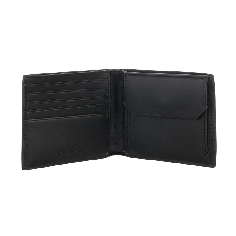 Calvin Klein Ck Redo Spw Bifold 5CC W/Coin Ck Black K50K510491 BAX (CK249-a) rankinė