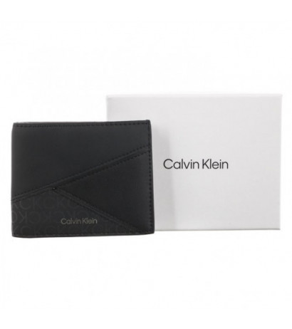 Calvin Klein Ck Redo Spw Bifold 5CC W/Coin Ck Black K50K510491 BAX (CK249-a) rankinė