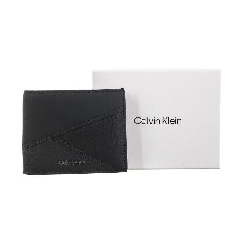 Calvin Klein Ck Redo Spw Bifold 5CC W/Coin Ck Black K50K510491 BAX (CK249-a) rankinė