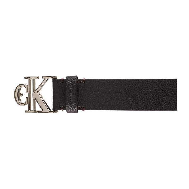 Calvin Klein Seasonal Monogram Lthr Belt 35MM Bitter Brown K50K510467 BAP (CK237-a) diržas