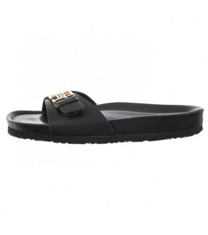 Tommy Hilfiger Th Mule Sandal Leather Black FW0FW07134 BDS (TH701-a) šlepetės