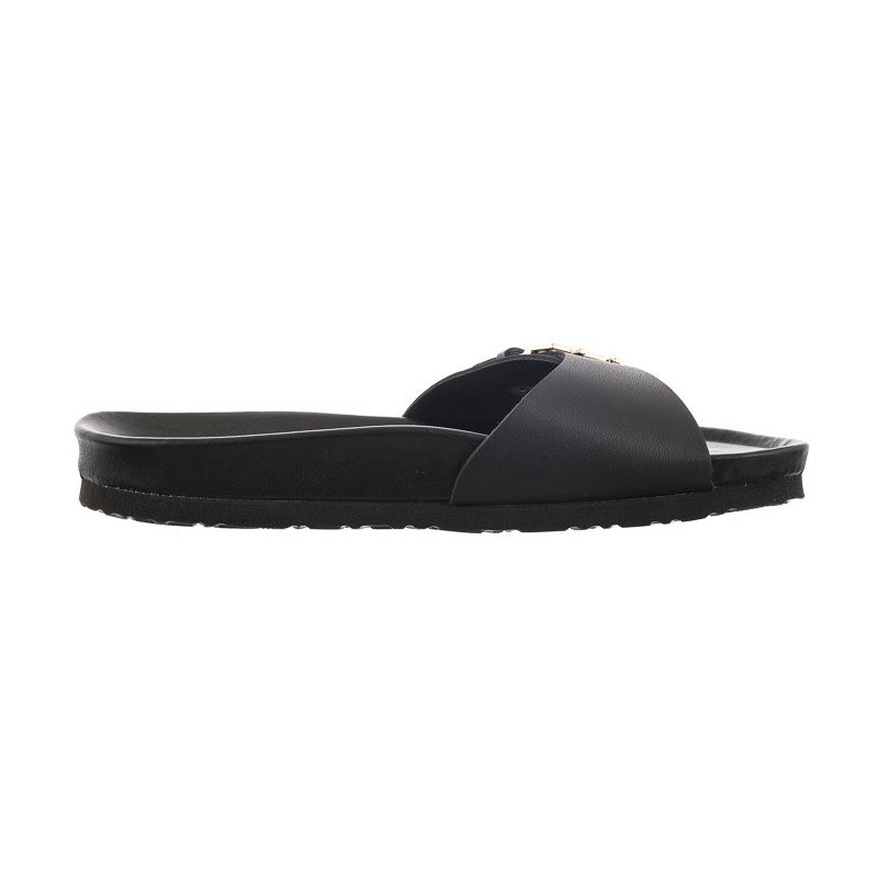 Tommy Hilfiger Th Mule Sandal Leather Black FW0FW07134 BDS (TH701-a) šlepetės