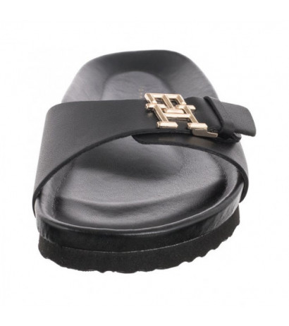 Tommy Hilfiger Th Mule Sandal Leather Black FW0FW07134 BDS (TH701-a) šlepetės