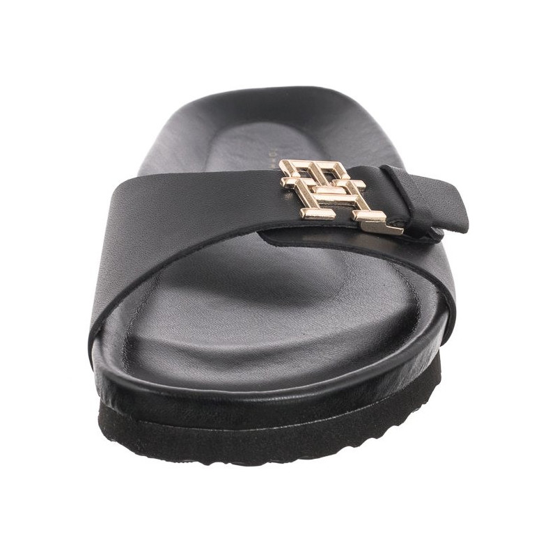 Tommy Hilfiger Th Mule Sandal Leather Black FW0FW07134 BDS (TH701-a) šlepetės