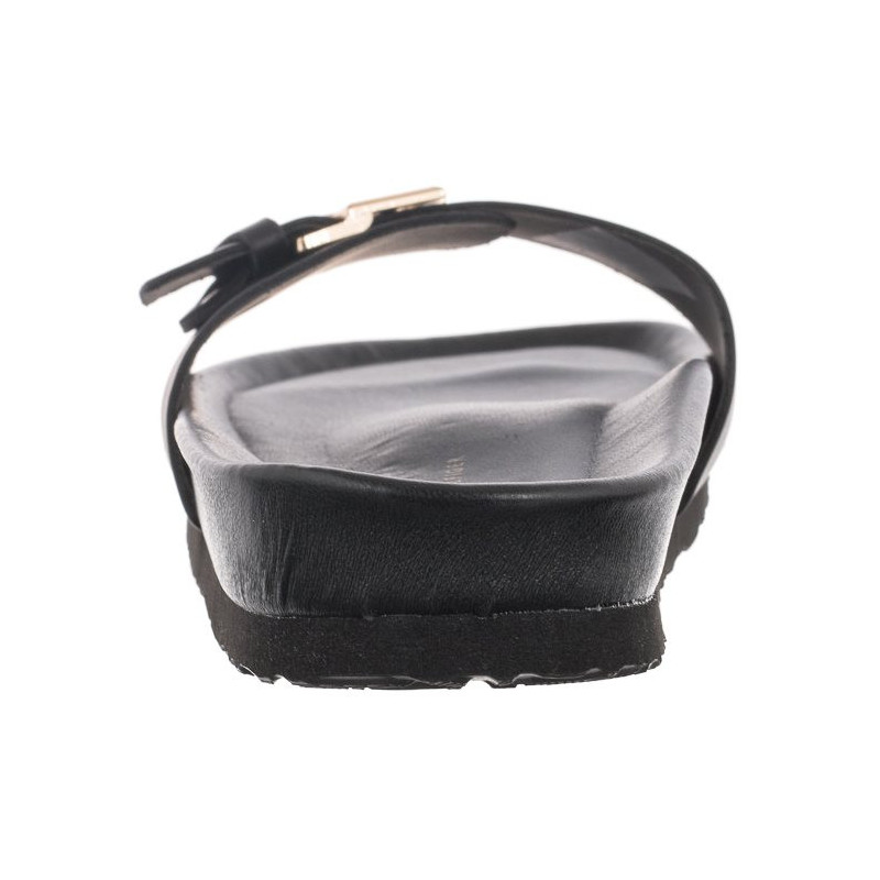 Tommy Hilfiger Th Mule Sandal Leather Black FW0FW07134 BDS (TH701-a) šlepetės