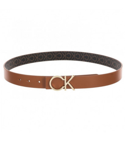 Calvin Klein Re-Lock CK Rev Belt 30mm K60K610156 0HI Cognac/Brown Mono (CK200-b) diržas