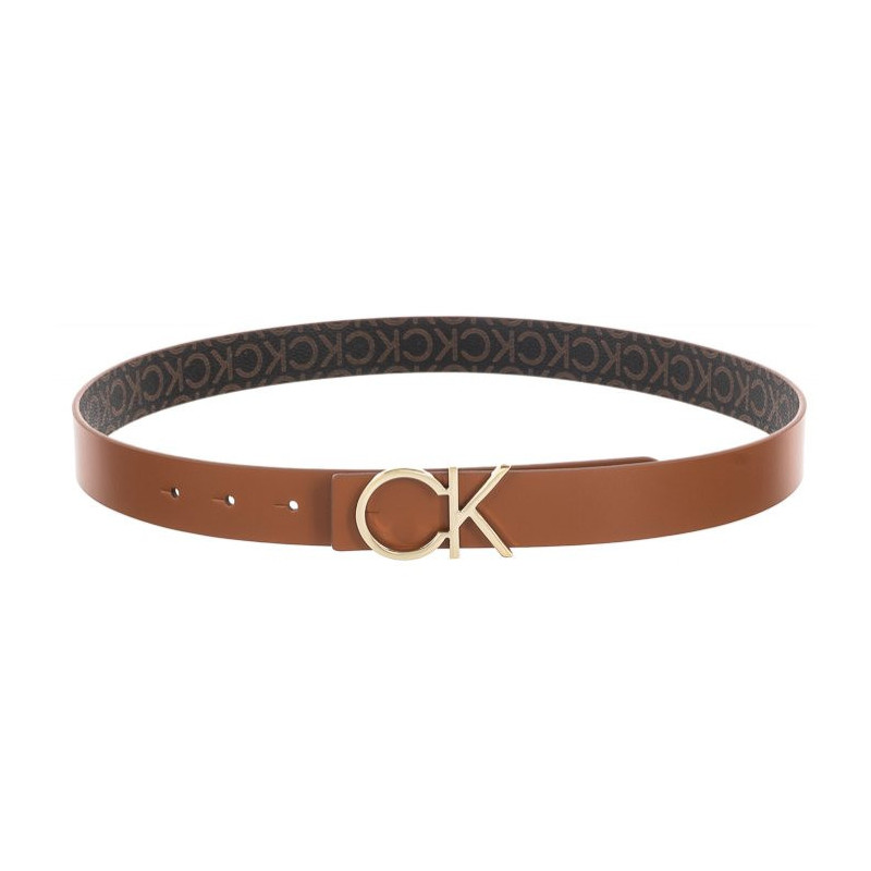 Calvin Klein Re-Lock CK Rev Belt 30mm K60K610156 0HI Cognac/Brown Mono (CK200-b) diržas