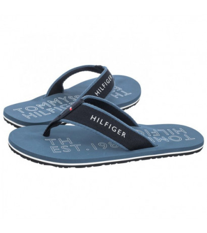 Tommy Hilfiger Sporty Hilfiger Beach Sandal Blue Coast FM0FM04469 DBX (TH690-a) batai