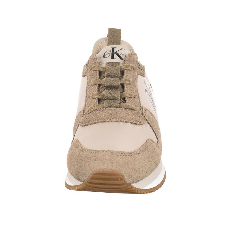 Calvin Klein Runner Sock Laceup NY-LTH YM0YM00553 0GI Eggshell (CK174-b) bateliai