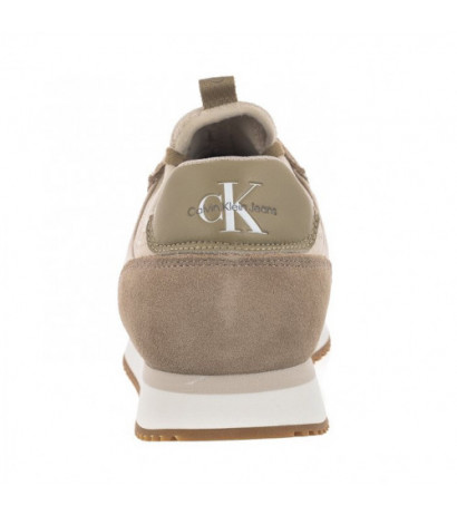 Calvin Klein Runner Sock Laceup NY-LTH YM0YM00553 0GI Eggshell (CK174-b) bateliai