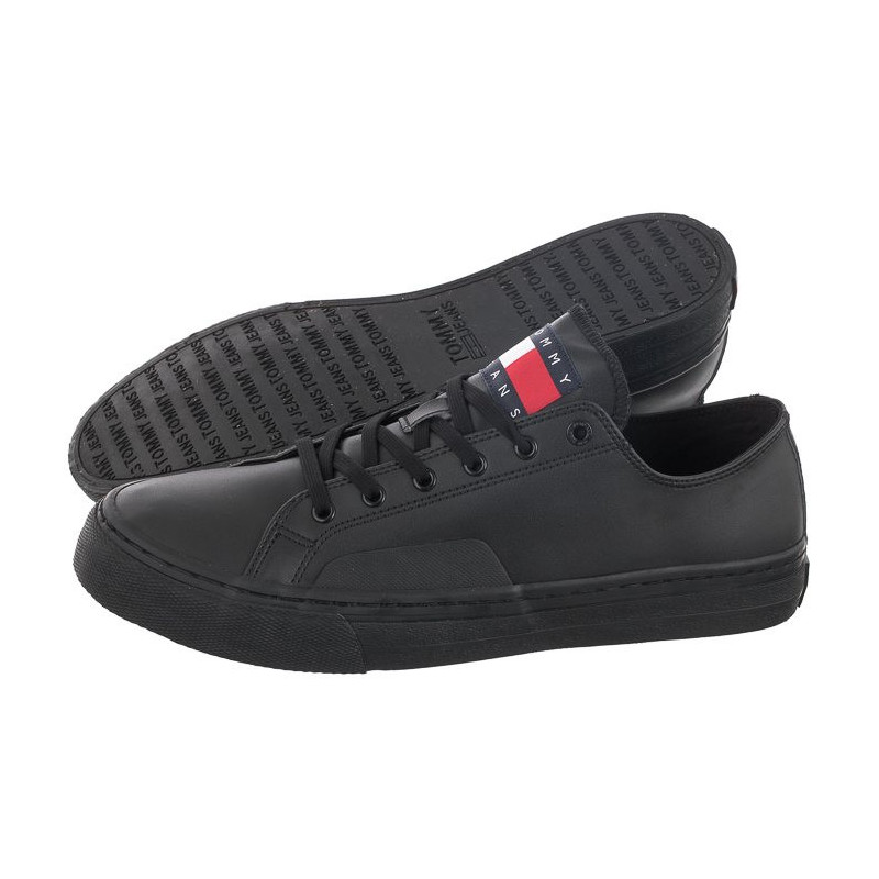 Tommy Hilfiger Tommy Jeans Mens Lace Vulc Ess Black EM0EM01047 BDS (TH705-a) sportiniai bateliai 