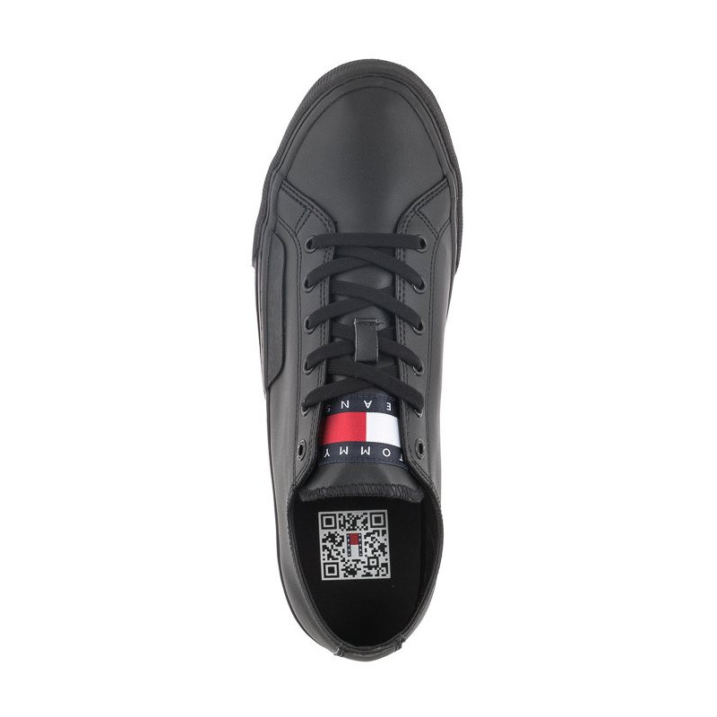 Tommy Hilfiger Tommy Jeans Mens Lace Vulc Ess Black EM0EM01047 BDS (TH705-a) sportiniai bateliai 