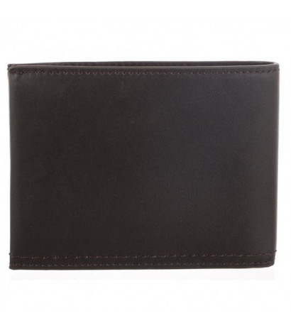 Calvin Klein Duo Stitch Bifold 5CC W/Coin Dark Brown K50K510322 GE7 (CK227-a) rankinė