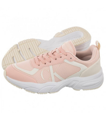 Calvin Klein Retro Tennis Over Mesh Wn Peach Blush/Creamy White YW0YW00946 0JV (CK252-a) sportiniai bateliai