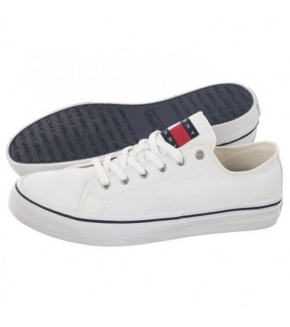 Tommy Hilfiger Tommy Jeans Skate Canvas Ess White EM0EM01175 YBR (TH696-a) sportiniai bateliai