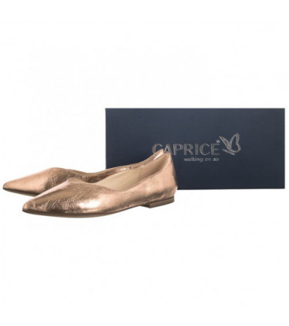 Caprice Złote 9-22110-20 933 Rosegold Met (CP356-a) bateliai