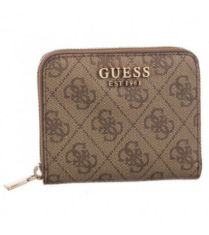 Guess Laurel Slg Small Zip Around SWSG85 00370 Latte Logo (GU390-b) rankinė