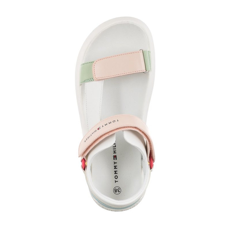 Tommy Hilfiger Velcro Sandal White/Multicolor T3A2-32768-0371 X256 (TH744-a) sandalai